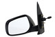 2007-2012 Toyota Yaris Sedan Side View Door Mirror , Manual Remote , Non-Heated , Paintable - Driver Left Side
