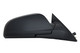 2008-2012 Chevrolet Malibu LS Side View Door Mirror , Power Glass , Non-Heated , Textured - Passenger Right Side