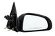 2006-2009 Mitsubishi Raider Side View Door Mirror , Power Glass , Non-Heated , Textured , Non-Folding - Passenger Right Side