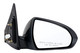 2017-2020 Hyundai Elantra Side View Door Mirror , Power Glass , Non-Heated , Paintable - Passenger Right Side