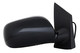 2007-2012 Toyota Yaris Sedan Side View Door Mirror , Power Glass , Non-Heated , Paintable - Passenger Right Side