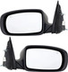 2011-2014 Chrysler 200 Side View Door Mirror , Power Glass , Heated , Paintable - Driver and Passenger Side