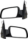 1988-1998 GMC Safari Side View Door Mirror , Non-Powered , Non-Heated , Gloss - Driver and Passenger Side