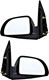2006-2009 Pontiac Torrent Side View Door Mirror , Power Glass , Non-Heated , Paintable - Driver and Passenger Side