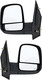 2008-2018 Chevrolet Express Side View Door Mirror , Non-Powered , Non-Heated , Textured - Driver and Passenger Side