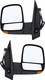 2008-2018 Chevrolet Express Side View Door Mirror , Power Glass , Heated , Textured , Turn Signal - Driver and Passenger Side