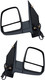 2008-2018 Chevrolet Express Side View Door Mirror , Power Glass , Heated , Textured - Driver and Passenger Side