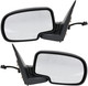 1999-2000 Chevrolet Silverado 2500 Side View Door Mirror , Power Glass , Non-Heated , Chrome - Driver and Passenger Side
