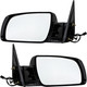 1988-2002 GMC K3500 Side View Door Mirror , Power Glass , Non-Heated , Gloss - Driver and Passenger Side