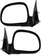 1995-1998 GMC Jimmy Side View Door Mirror , Non-Powered , Non-Heated , Paintable - Driver and Passenger Side
