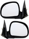 1998 Isuzu Hombre Side View Door Mirror , Power Glass , Heated , Paintable - Driver and Passenger Side