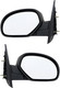 2007-2014 Chevrolet Silverado 1500 Side View Door Mirror , Non-Powered , Non-Heated , Textured , Non-Folding - Driver and Passenger Side