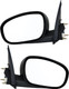 2006-2007 Dodge Charger Side View Door Mirror , Power Glass , Heated , Textured , Non-Folding - Driver and Passenger Side