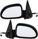 2001-2003 Dodge Durango Side View Door Mirror , Power Glass , Non-Heated , Textured - Driver and Passenger Side