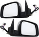 2011-2018 Dodge Durango Side View Door Mirror , Power Glass , Heated , Chrome , Memory - Driver and Passenger Side