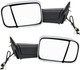 2010-2012 Dodge Ram 3500 Side View Door Mirror , Power Glass , Heated , Chrome , Turn Signal , Memory , Puddle Light - Driver and Passenger Side