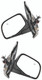 1995-2001 Mercury Mountaineer Side View Door Mirror , Power Glass , Heated , Textured , Puddle Light - Driver and Passenger Side