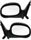 1997-2002 Ford Contour Side View Door Mirror , Non-Powered , Non-Heated , Chrome - Driver and Passenger Side