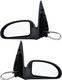 2002-2007 Ford Focus Side View Door Mirror , Manual Remote , Non-Heated , Textured - Driver and Passenger Side