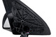 2003-2007 Ford Focus Side View Door Mirror , Power Glass , Heated , Textured - Driver and Passenger Side