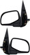 2002-2005 Ford Explorer Side View Door Mirror , Power Glass , Non-Heated , Textured , Puddle Light - Driver and Passenger Side