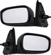 2003-2007 Honda Accord Sedan Side View Door Mirror US Built , Manual Remote , Non-Heated , Gloss - Driver and Passenger Side