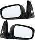 2003-2007 Honda Accord Sedan Side View Door Mirror , Power Glass , Heated , Gloss - Driver and Passenger Side