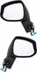 2012 Honda Civic Side View Door Mirror , Power Glass , Heated , Textured - Driver and Passenger Side