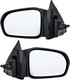 2001-2005 Honda Civic Coupe Side View Door Mirror , Manual Remote , Non-Heated , Textured - Driver and Passenger Side