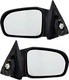 2001-2005 Honda Civic Coupe Side View Door Mirror , Power Glass , Non-Heated , Textured - Driver and Passenger Side