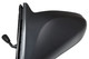 1996-2000 Honda Civic Coupe/Hatchback Side View Door Mirror , Manual Remote , Non-Heated , Textured - Driver and Passenger Side