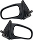 1996-2000 Honda Civic Coupe/Hatchback Side View Door Mirror , Manual Remote , Non-Heated , Textured - Driver and Passenger Side