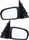 2001-2005 Honda Civic Sedan Side View Door Mirror , Manual Remote , Non-Heated , Textured - Driver and Passenger Side