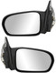 2001-2005 Honda Civic Sedan Side View Door Mirror , Power Glass , Non-Heated , Gloss - Driver and Passenger Side