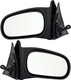 1996-2000 Honda Civic Sedan Side View Door Mirror , Manual Remote , Non-Heated , Paintable - Driver and Passenger Side