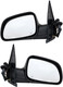 1999-2004 Jeep Grand Cherokee Side View Door Mirror , Power Glass , Heated , Textured - Driver and Passenger Side