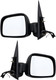 2002-2007 Jeep Liberty Side View Door Mirror , Power Glass , Non-Heated , Textured - Driver and Passenger Side