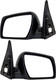 2010-2011 Kia Soul Side View Door Mirror , Power Glass , Non-Heated , Paintable - Driver and Passenger Side