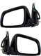 2008-2014 Mitsubishi Lancer Evolution Side View Door Mirror , Power Glass , Non-Heated , Textured - Driver and Passenger Side