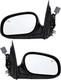 2002-2008 Ford Crown Victoria Side View Door Mirror , Power Glass , Heated , Chrome - Driver and Passenger Side