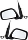 2005-2010 Nissan Pathfinder Side View Door Mirror , Power Glass , Non-Heated , Paintable - Driver and Passenger Side