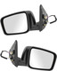 2008-2015 Nissan Rogue Side View Door Mirror , Power Glass , Heated , Paintable - Driver and Passenger Side