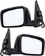 2008-2015 Nissan Rogue Side View Door Mirror , Power Glass , Heated , Textured - Driver and Passenger Side