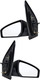 2007-2012 Nissan Sentra Side View Door Mirror , Manual Remote , Non-Heated , Paintable - Driver and Passenger Side
