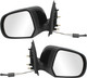 2012-2014 Nissan Versa Sedan S Side View Door Mirror , Non-Powered , Non-Heated , Paintable - Driver and Passenger Side