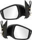 2015-2017 Nissan Versa Sedan Side View Door Mirror , Power Glass , Non-Heated , Paintable , Turn Signal - Driver and Passenger Side