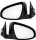 2012 Toyota Camry Side View Door Mirror , Power Glass , Heated , Paintable - Driver and Passenger Side