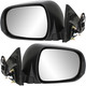 2008-2013 Toyota Highlander Side View Door Mirror , Power Glass , Heated , Paintable , Puddle Light - Driver and Passenger Side