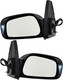 2003-2008 Pontiac Vibe Side View Door Mirror , Power Glass , Non-Heated , Gloss - Driver and Passenger Side