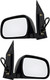 2004-2010 Toyota Sienna Side View Door Mirror , Power Glass , Heated , Gloss - Driver and Passenger Side
